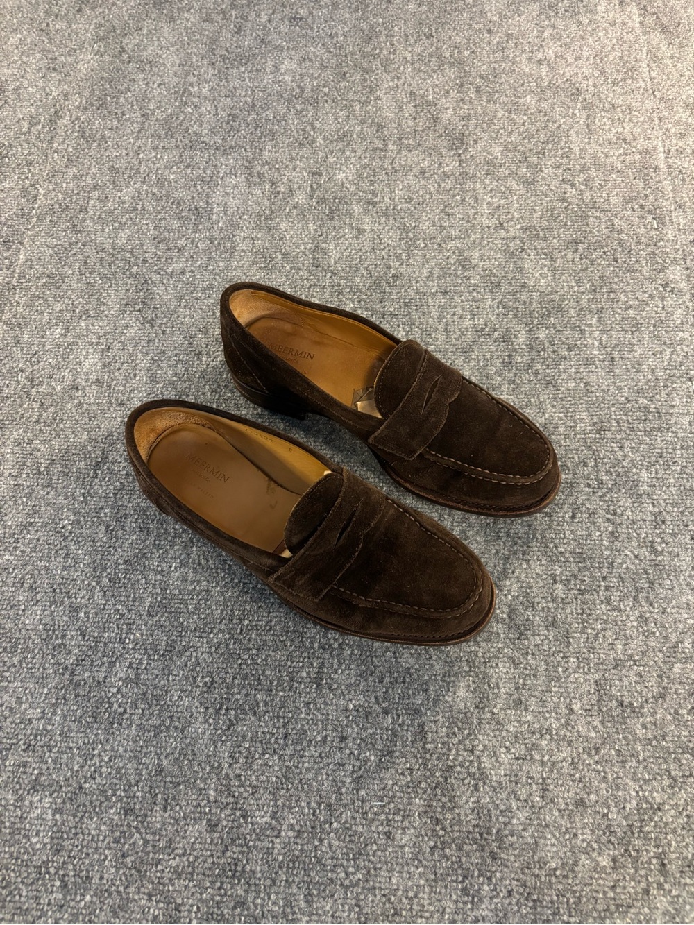 MEERMIN Brown Suede Loafer- Size 8